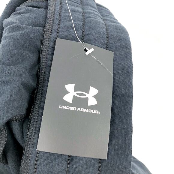 UNDER ARMOUR Womens Training Rival Fleece Joggers 1X Black Drawstring Pants NWT - Picture 13 of 13